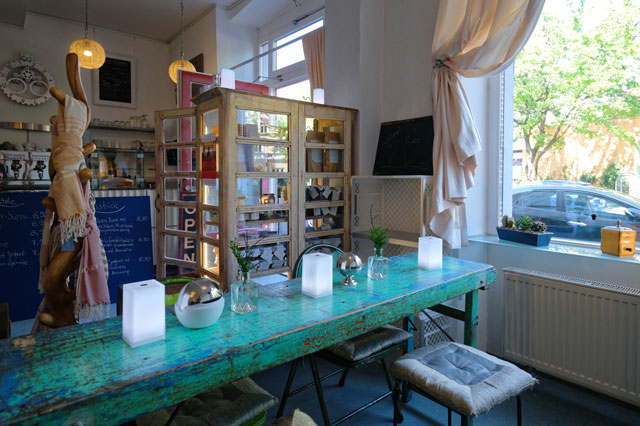 Ein Blick in das Innere des Café Kuko