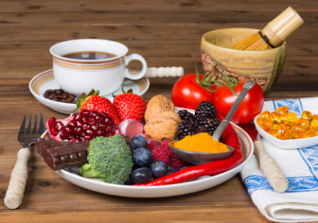 Gesunde Ernähung mit antioxidativen Lebensmitteln